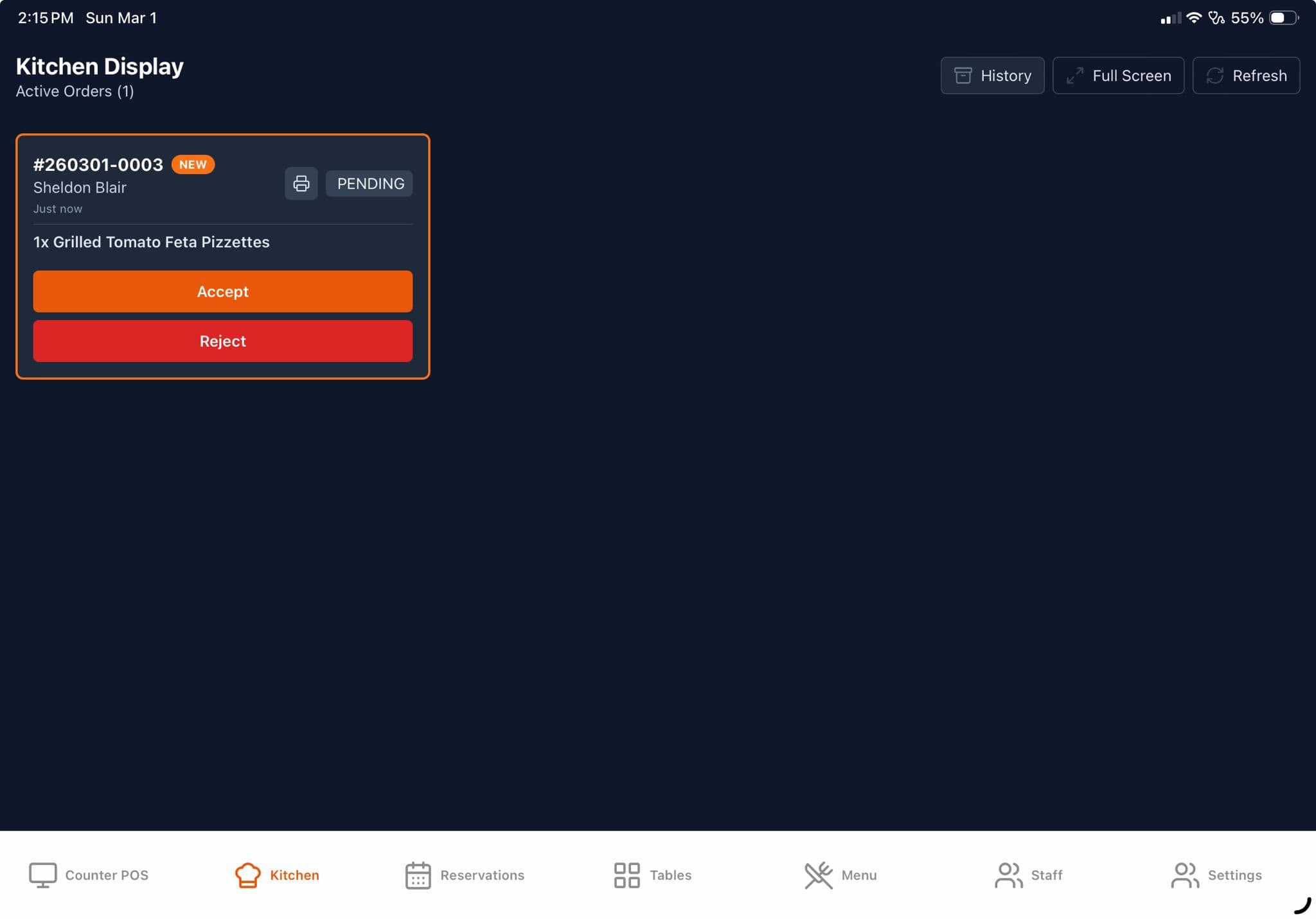 Platemates Kitchen Display System